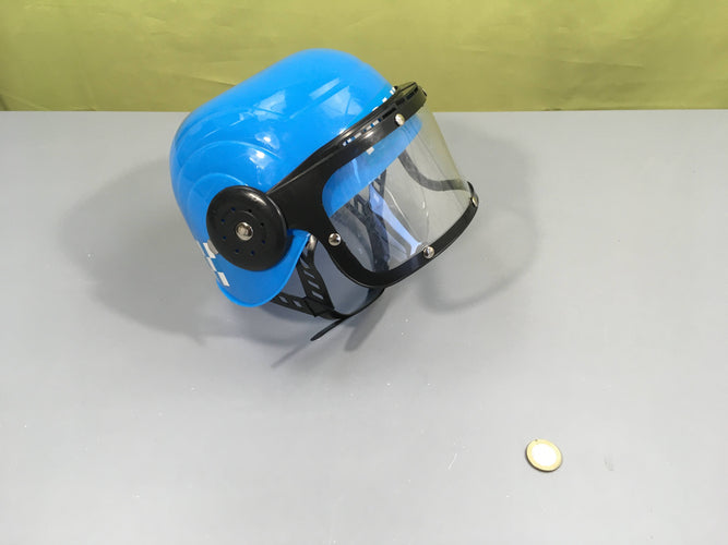 Casque polizia bleu, moins cher chez Petit Kiwi