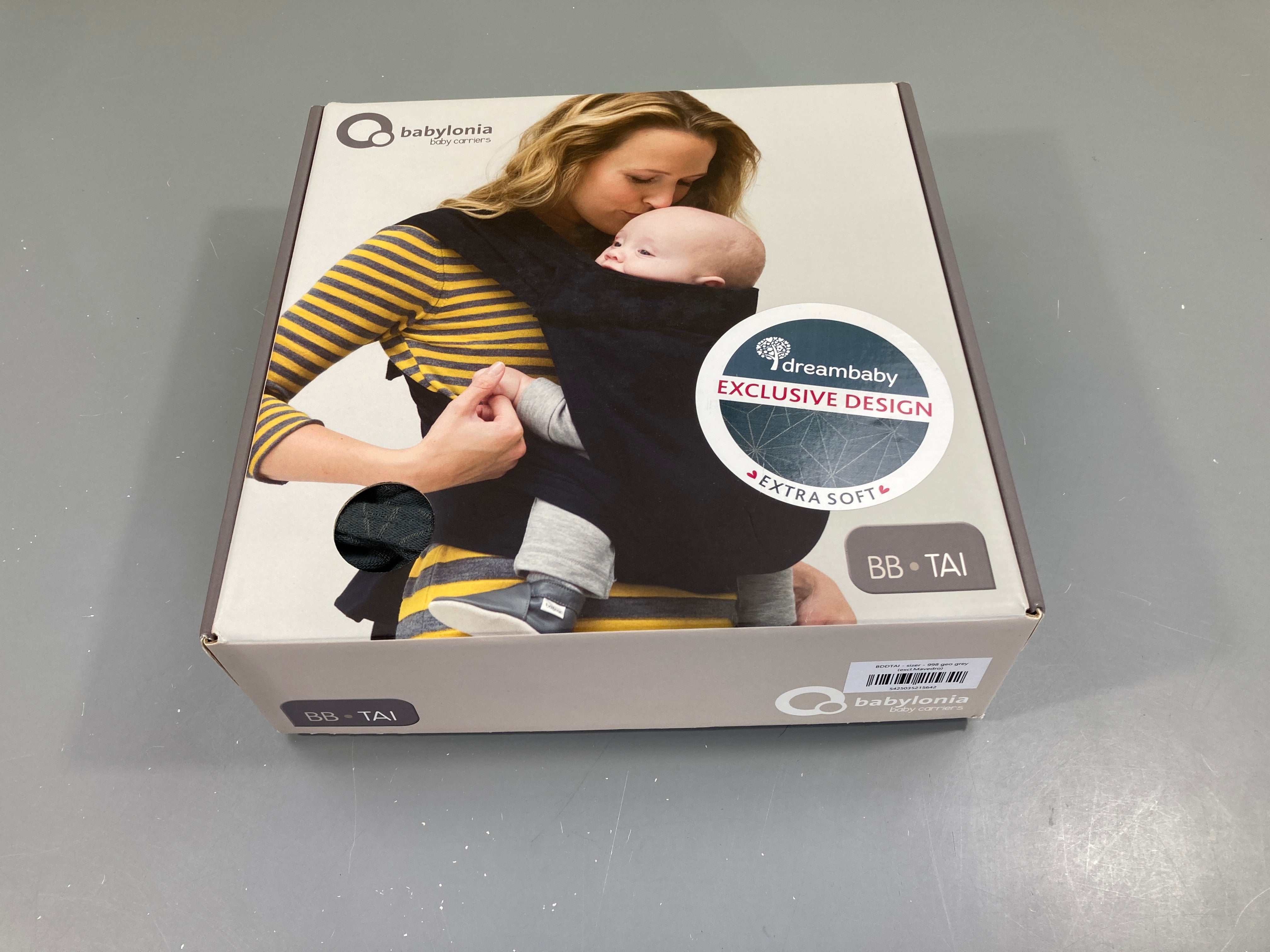 Porte bébé BB.TAI 998 Geo Grey