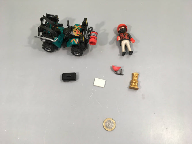 Quad avec treuil et Bandit - 6879, manque la TV, moins cher chez Petit Kiwi