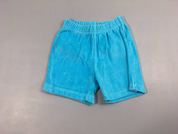 Short éponge bleu
