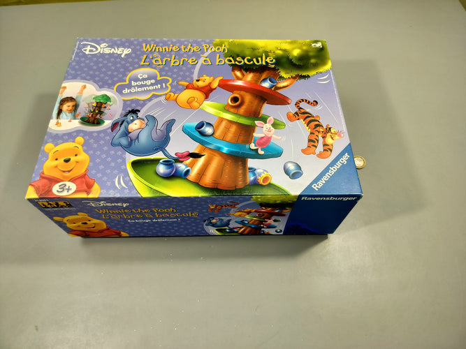 Winnie the pooh, l'a.r.bre à bascule, boîte abîmée et manque la règle du  jeu, moins cher chez Petit Kiwi