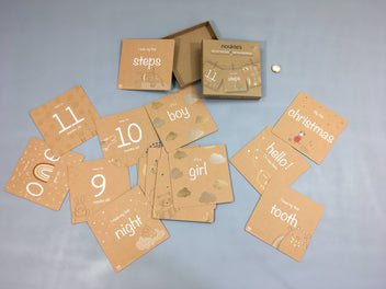 Etat neuf cartes étapes bébé