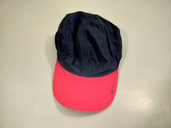 Casquette bleu marine et rose 56-60 cm, moins cher chez Petit Kiwi