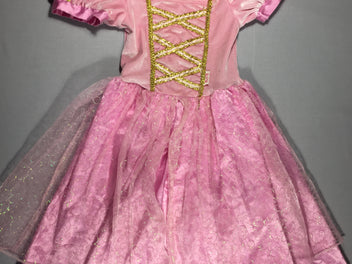 Robe de princesse rose 5-7 ans