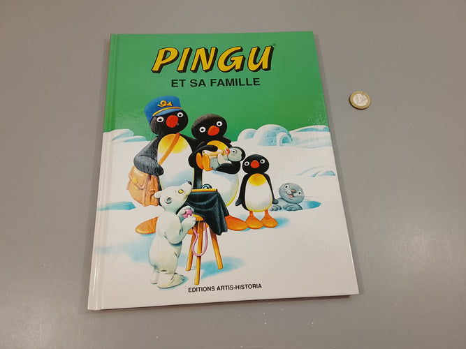 Pingu et sa famille (certaines pages collantes dû aux autocollants), moins cher chez Petit Kiwi