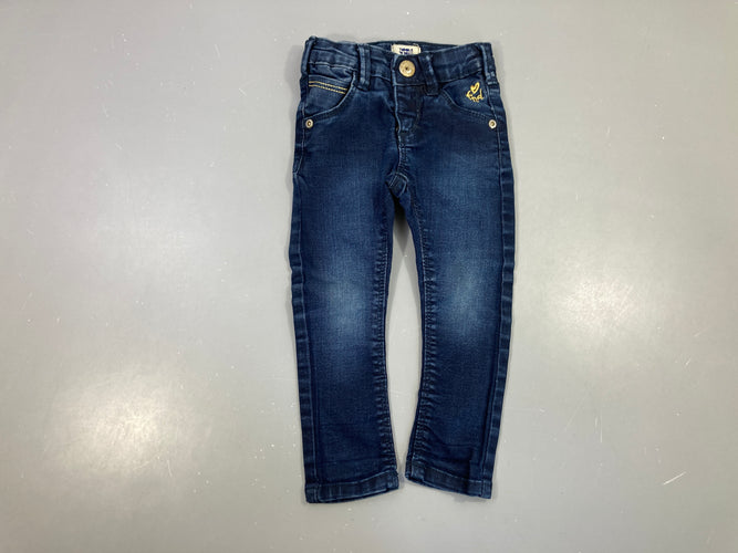 Jeans skinny bleu foncé Kind, moins cher chez Petit Kiwi