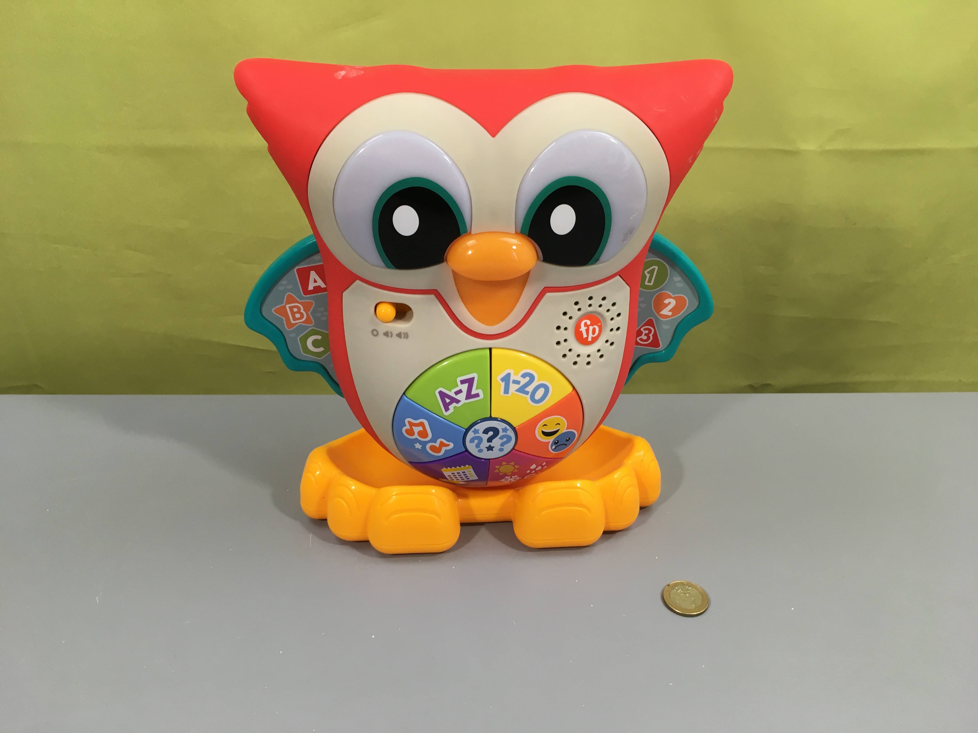 Jouet Linkimals Élisabeth la Chouette Interactive +18m|Robot D'éveil 4 en 1 avec Lumières Multicolores Fonctionne