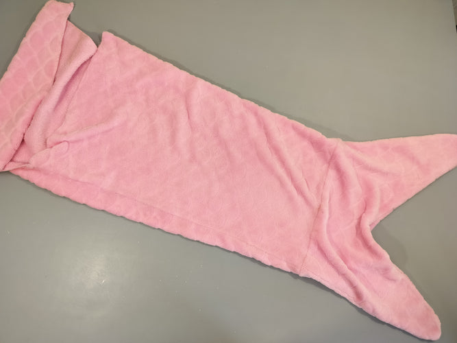 Plaid sirène rose,, moins cher chez Petit Kiwi