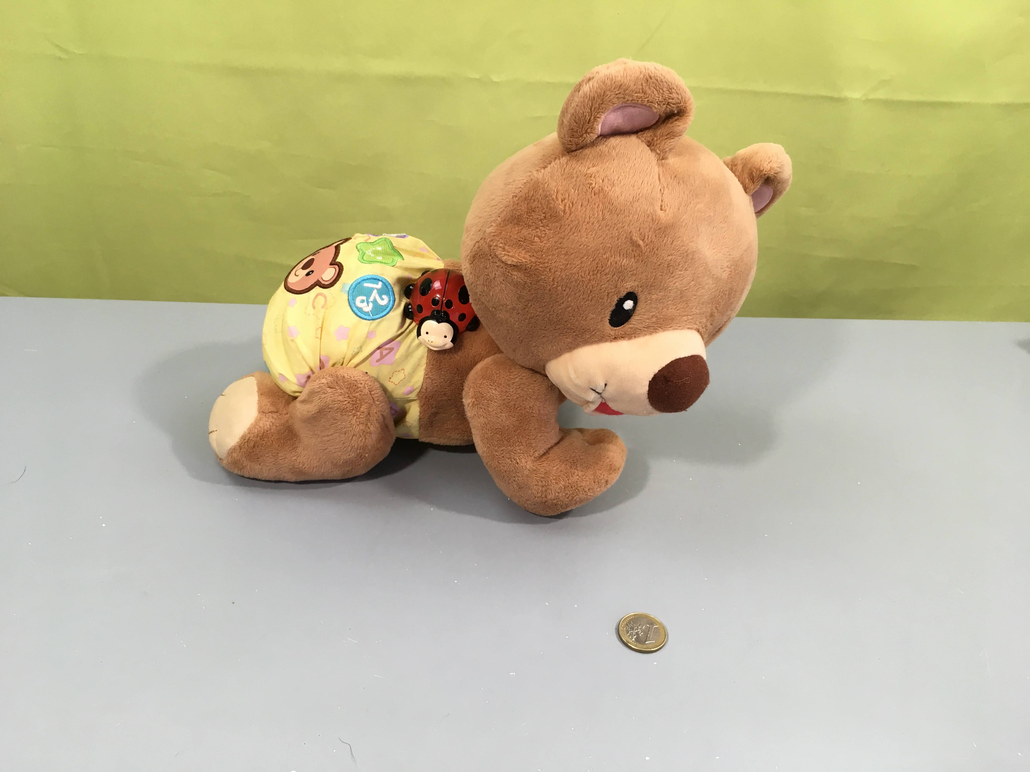 Ourson 1,2,3 suis-moi marche à 4 pattes Fonctionne