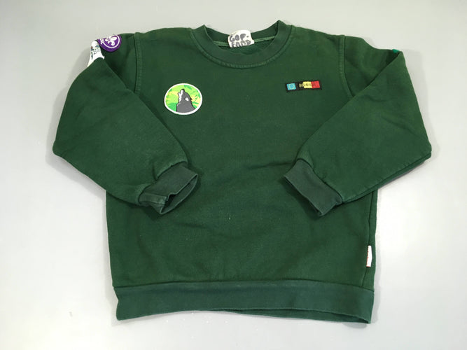Scouterie-Sweat vert Louvetaux, moins cher chez Petit Kiwi