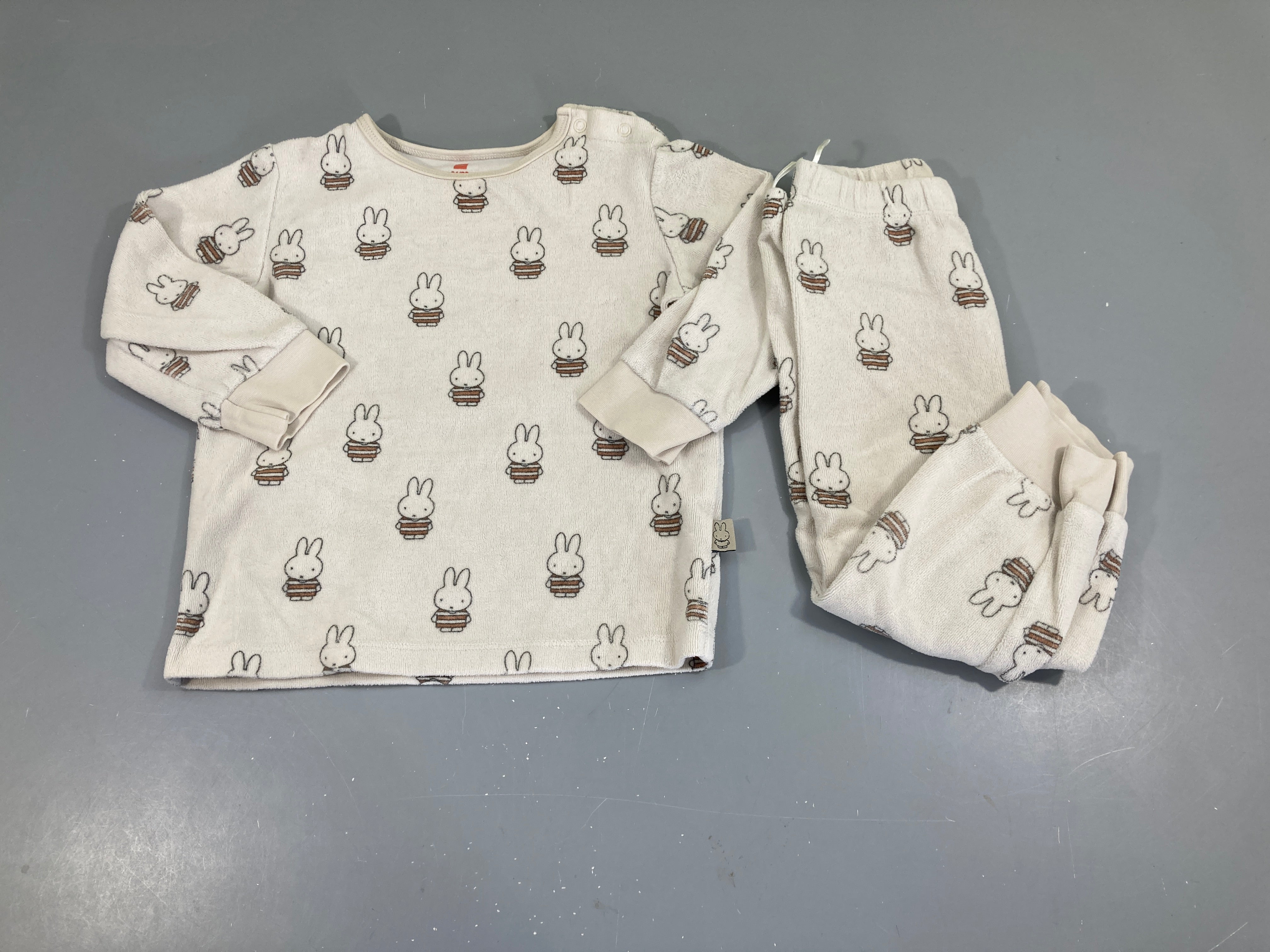 Pyjama 2pcs velours beige Miffy
