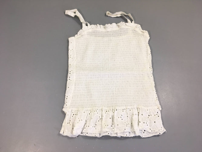 Blouse à bretelles blanche s.mocks 34, moins cher chez Petit Kiwi