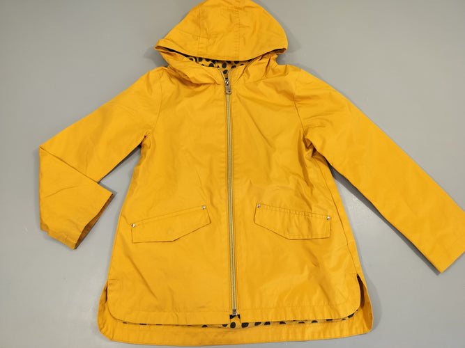 Veste zippée à capuche jaune, moins cher chez Petit Kiwi