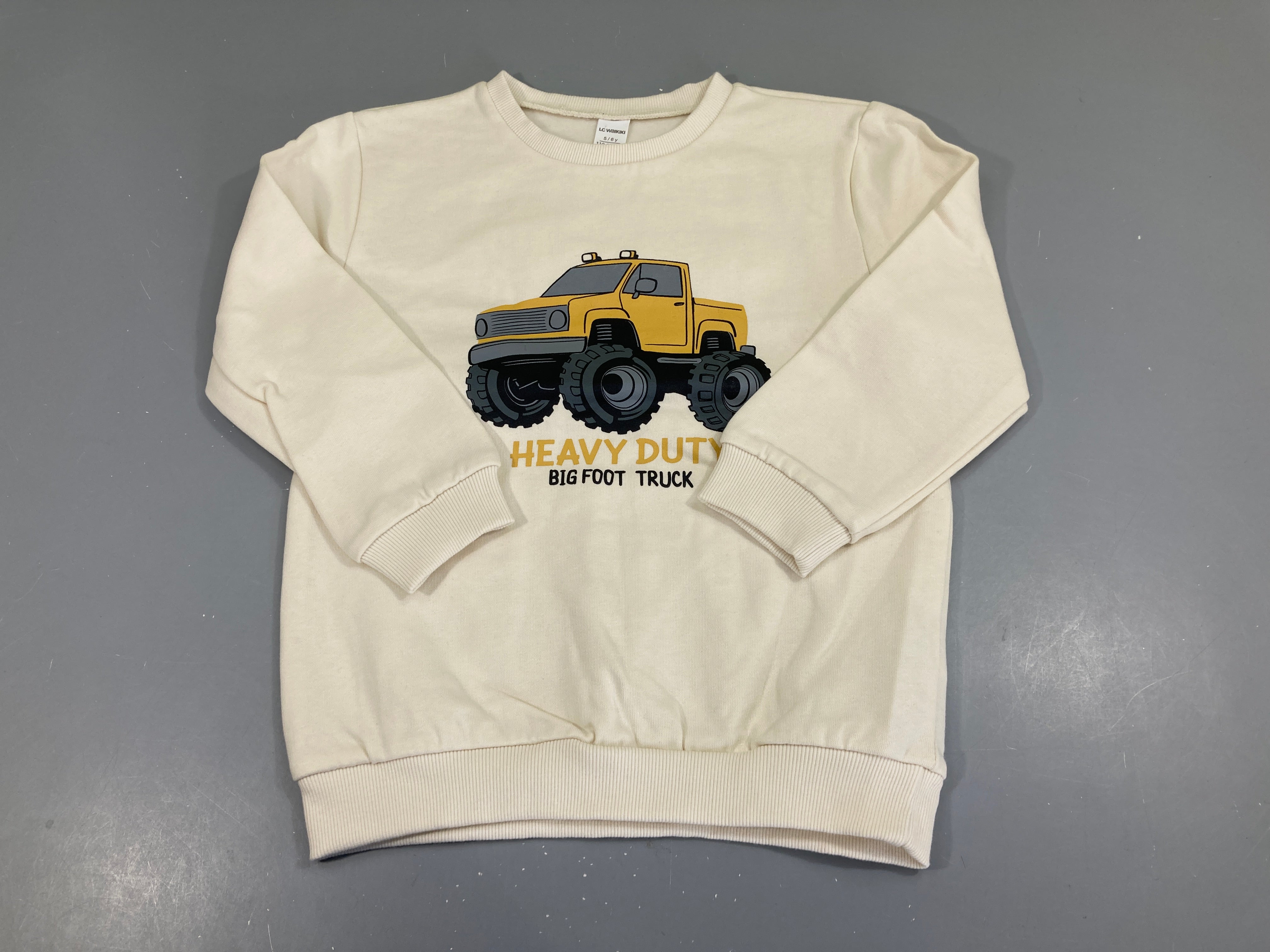 Sweat écru monster truck waikiki