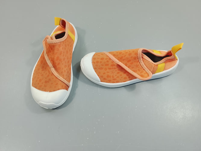 Chaussures d'eau orange et blanc -28-29, moins cher chez Petit Kiwi