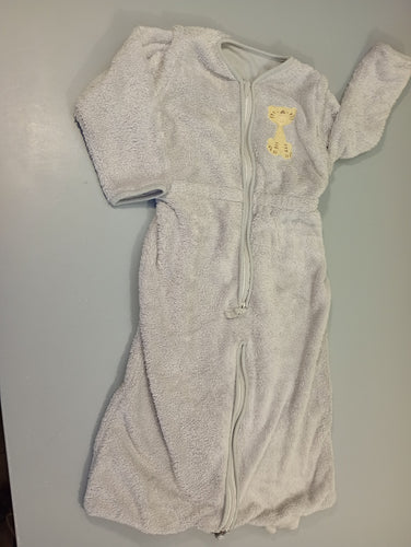 Sac de couchage ml amovibles velours  gris  , tigre  -74cm, moins cher chez Petit Kiwi