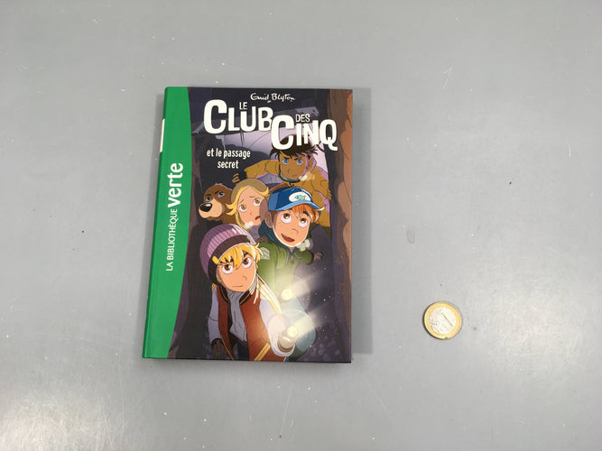 Le club des cinq et le passage secret-Bibliothèque verte, moins cher chez Petit Kiwi