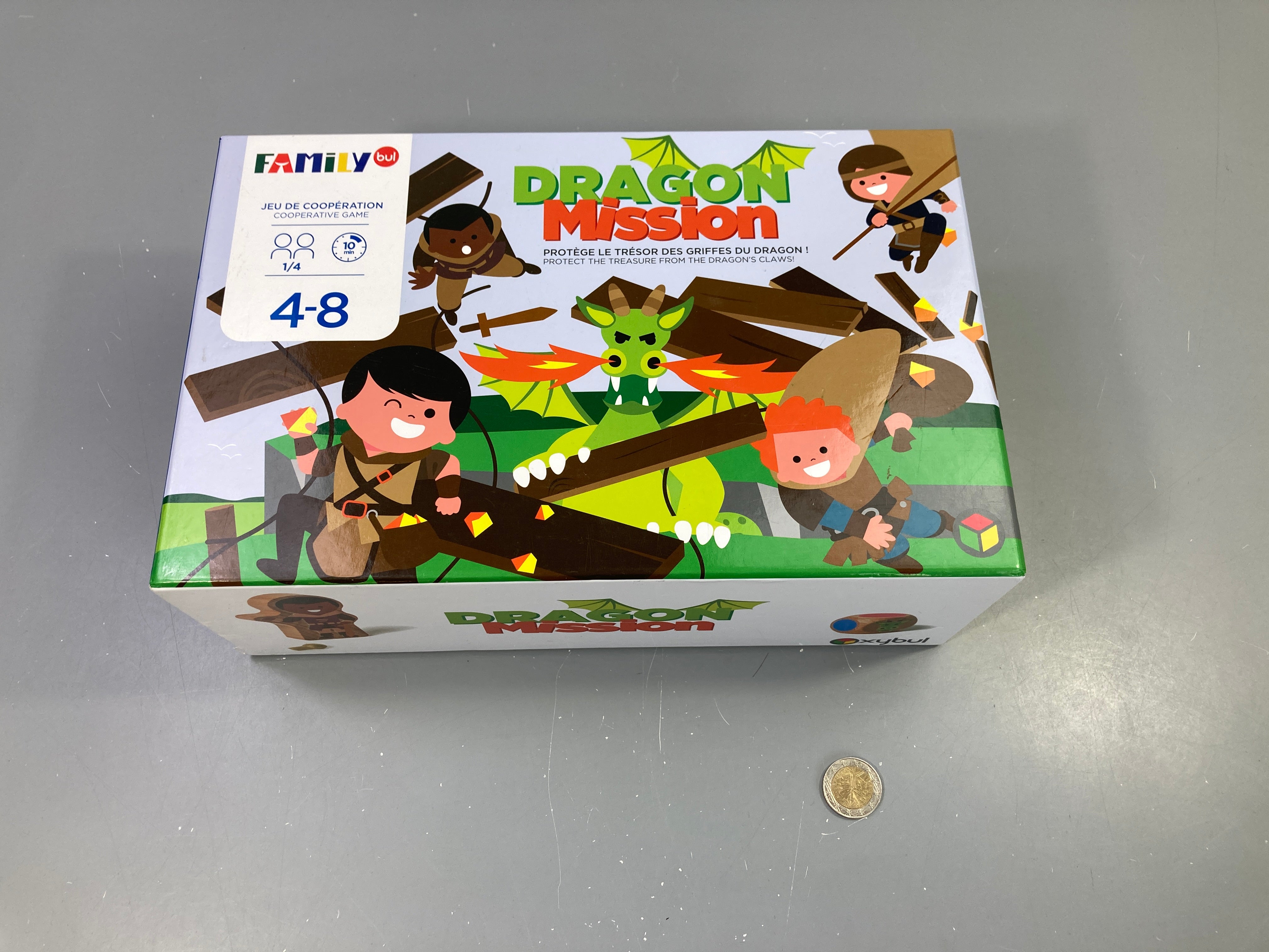 Complet Dragon mission jeu de coopération, 4-8ans