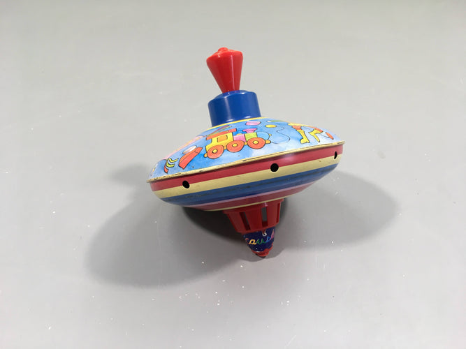 Toupie motifs coffre à jouets, moins cher chez Petit Kiwi