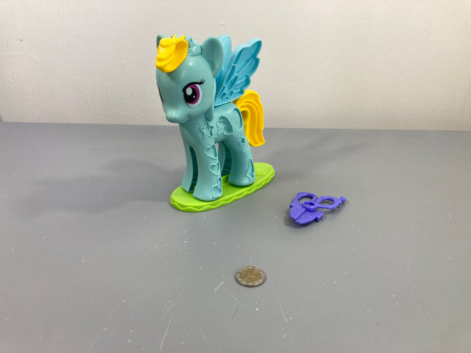 Play-Doh Chevelure de Rêve Rainbow Dash, sans pot plasticine, moins cher chez Petit Kiwi