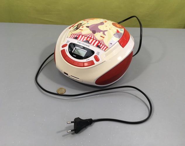 Lecteur CD MP3 Circus avec port USB-Fonctionne-Cadrant un peu griffé, moins cher chez Petit Kiwi
