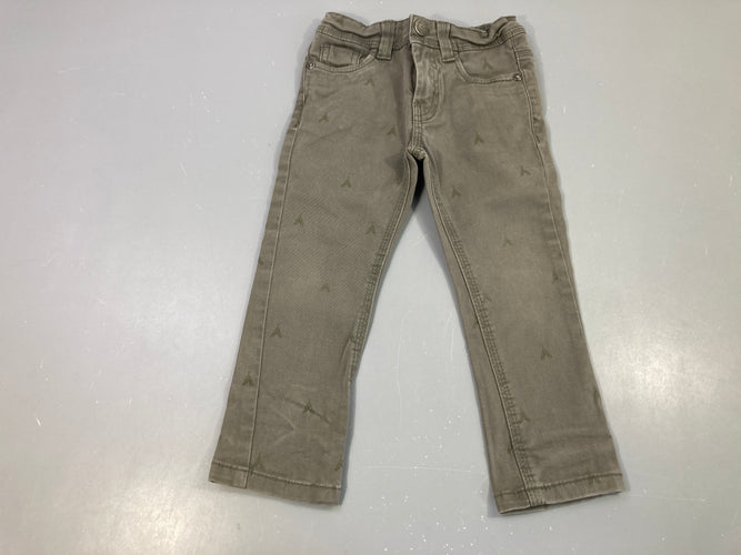 Pantalon slim kaki Tipis, moins cher chez Petit Kiwi