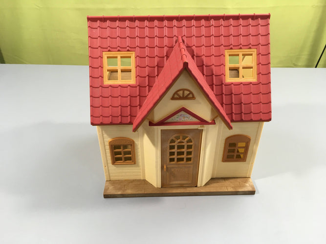 Sylvanian Families-Le cosy cottage du village Multicolore-Vendue Vide et sans échelle), moins cher chez Petit Kiwi