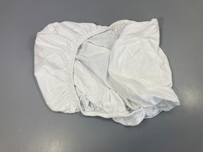 Drap housse blanc 40-90cm pour matelas cododo/berceau/nacelle, moins cher chez Petit Kiwi