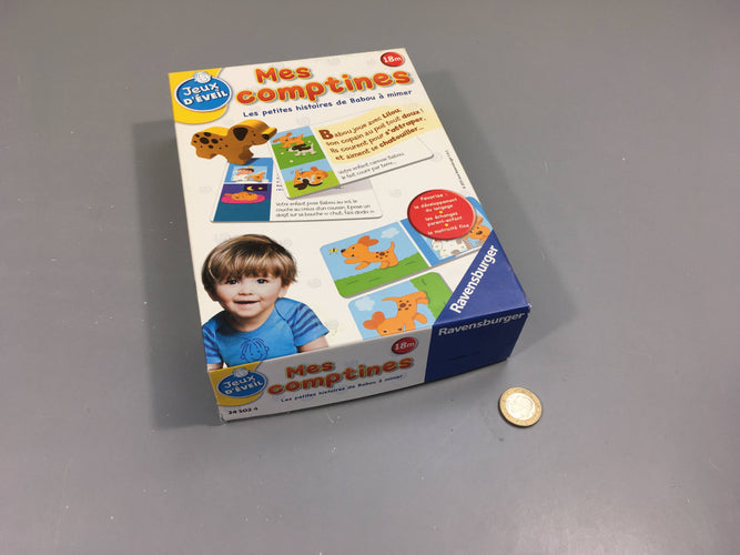 Mes comptines, les petites histoires de Babou à mimer, 18 mois, moins cher chez Petit Kiwi