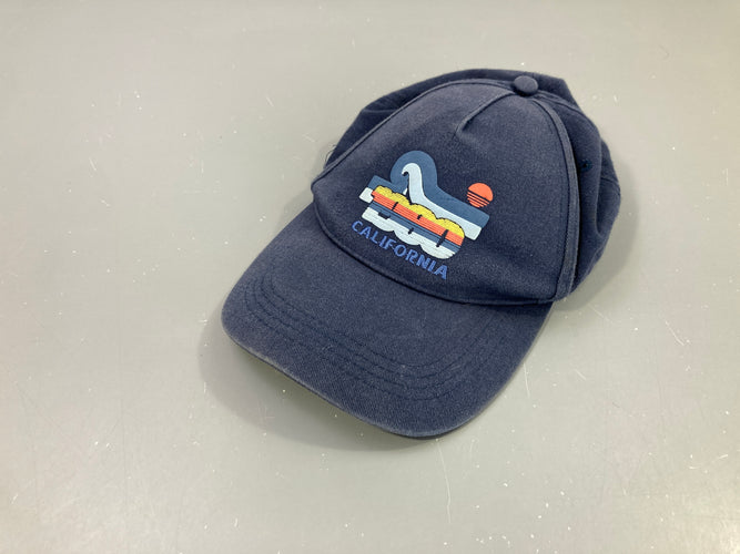 Casquette bleu foncé california, moins cher chez Petit Kiwi