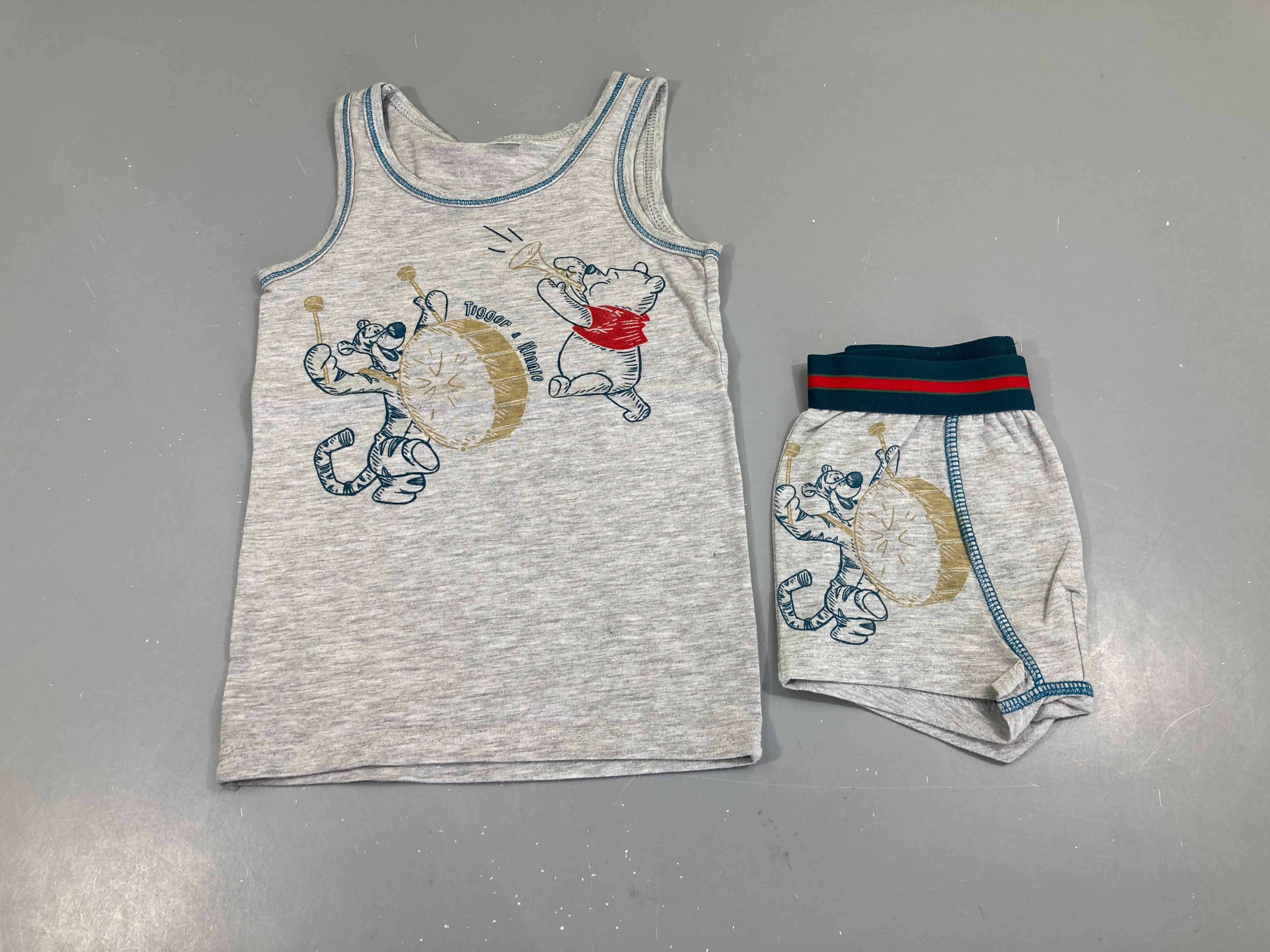 Chemisette s.m gris flammé Winnie + boxer