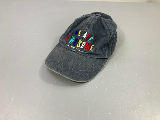 Casquette bleu foncé We are awesome, moins cher chez Petit Kiwi