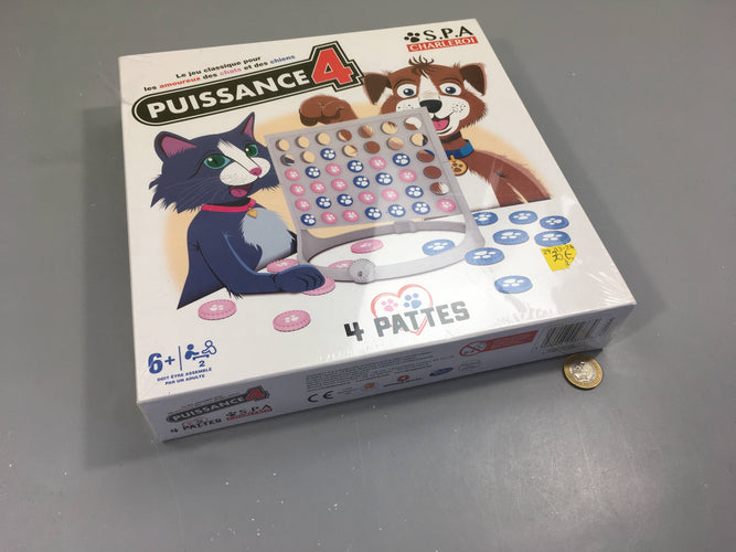 Puissance 4, 4 pattes, 6 ans +, 2 NEUF, moins cher chez Petit Kiwi