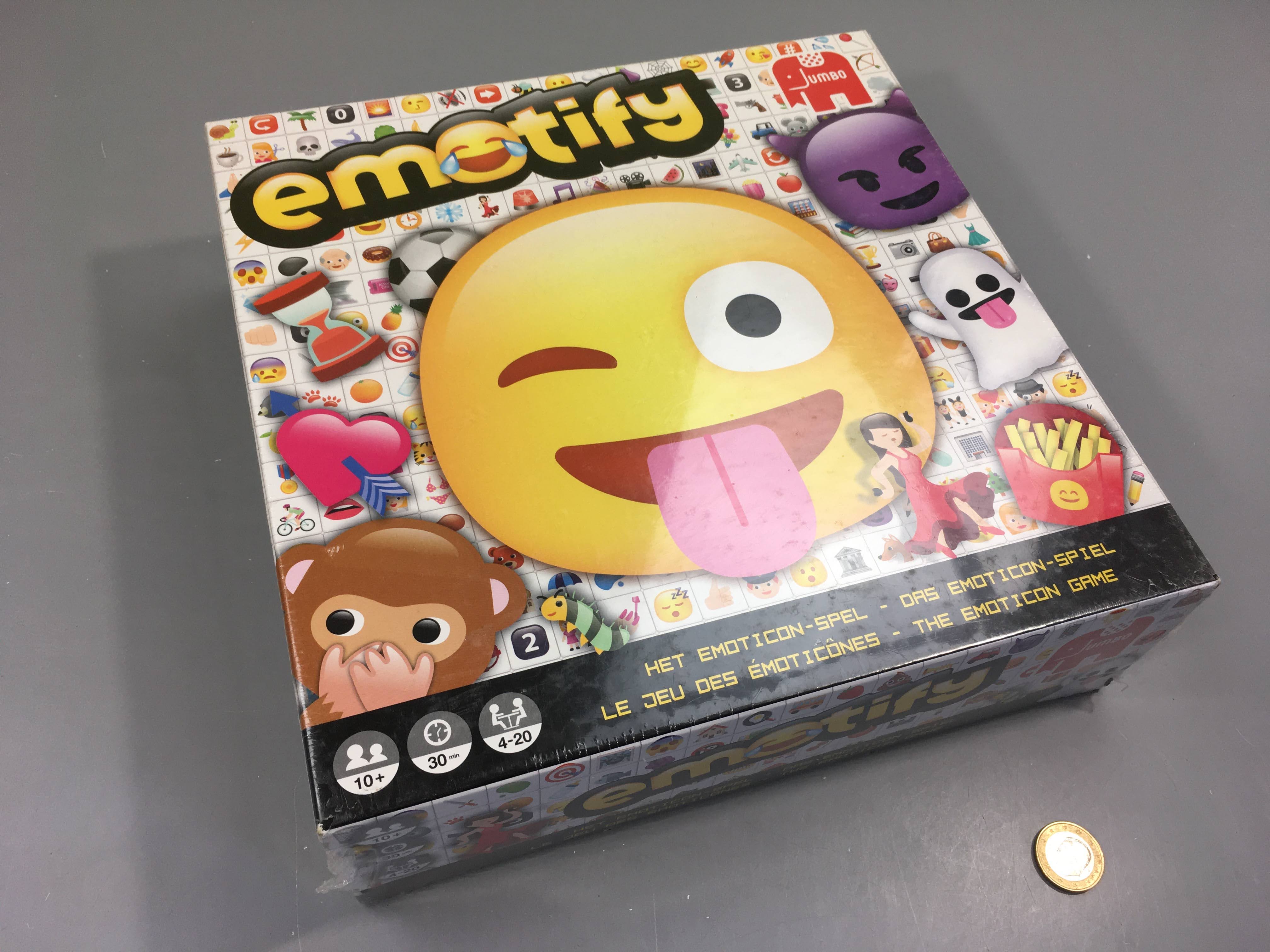 Emotify, le jeu des émoticônes, 10 ans +, 4-20 NEUF