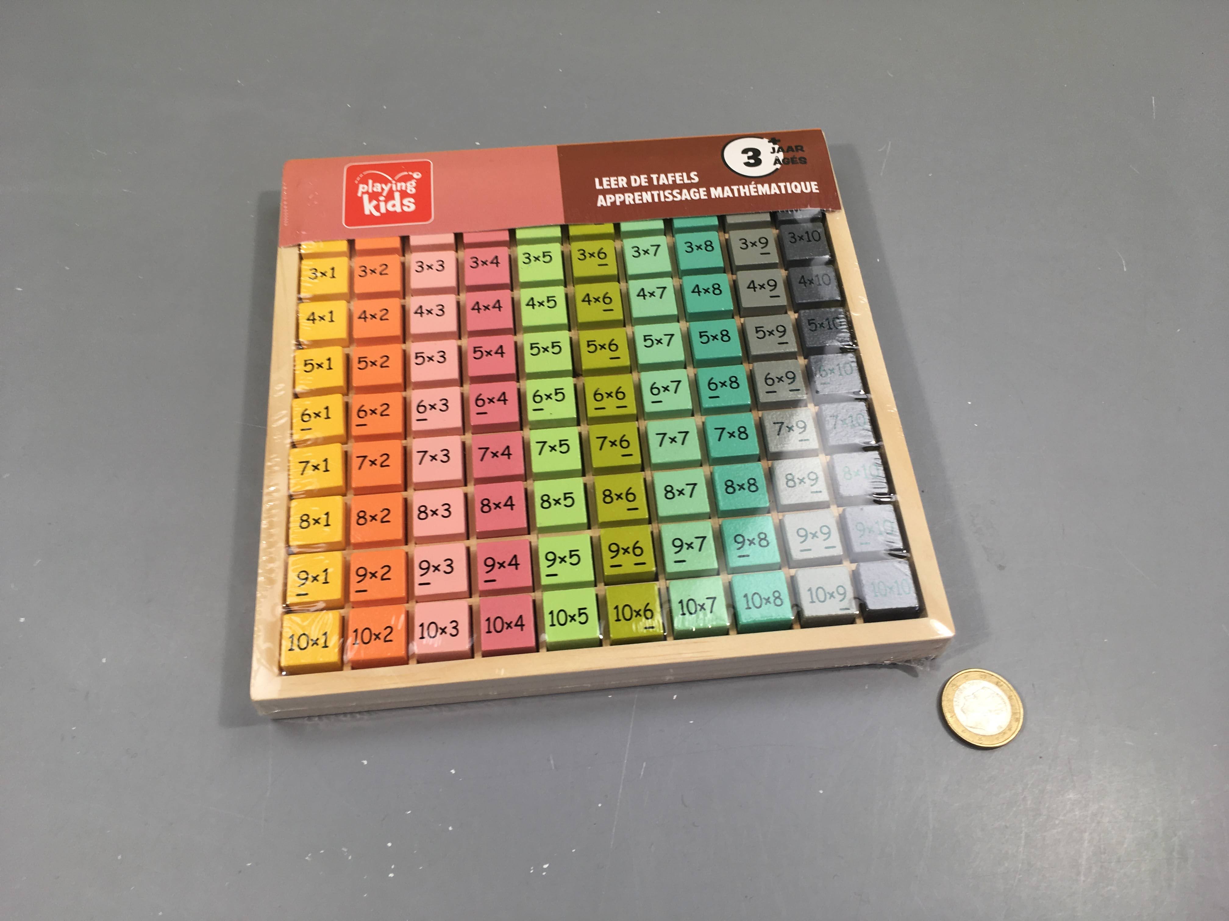 Apprentissage mathématique multiplications , 3 ans + NEUF
