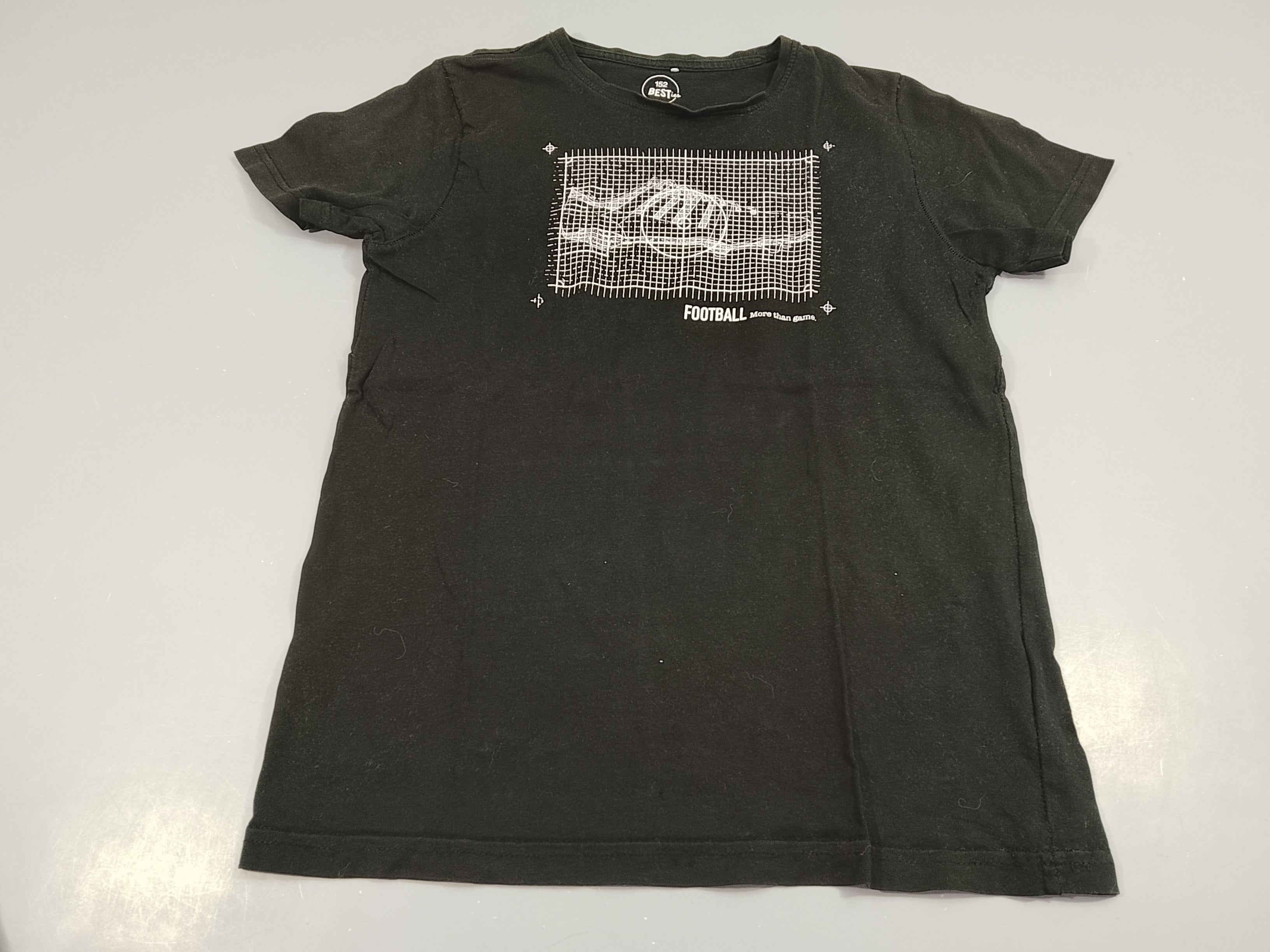 T-shirt m.c noir , imprimé graphique 