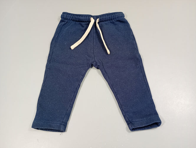 Pantalon molleton bleu marine, moins cher chez Petit Kiwi