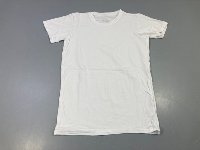 T-shirt m.c blanc, moins cher chez Petit Kiwi