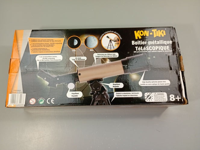 Neuf téléscope avec trépier Kon-Tiki, moins cher chez Petit Kiwi