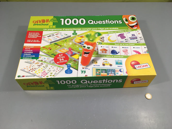 1000 Questions Carotina 3-6a Complet Fonctionne, moins cher chez Petit Kiwi