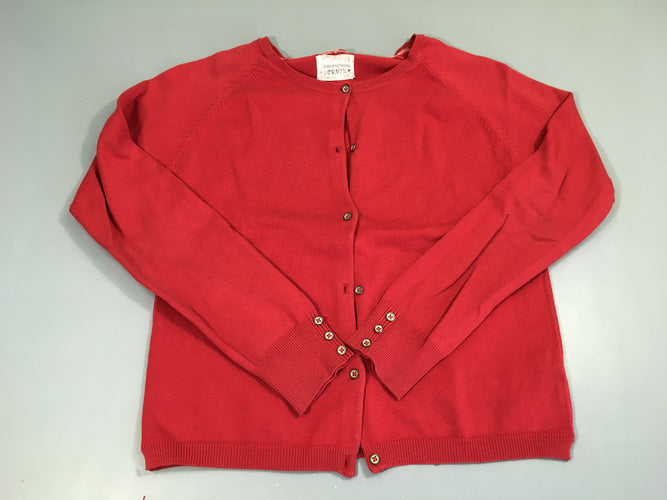 Gilet rouge, moins cher chez Petit Kiwi