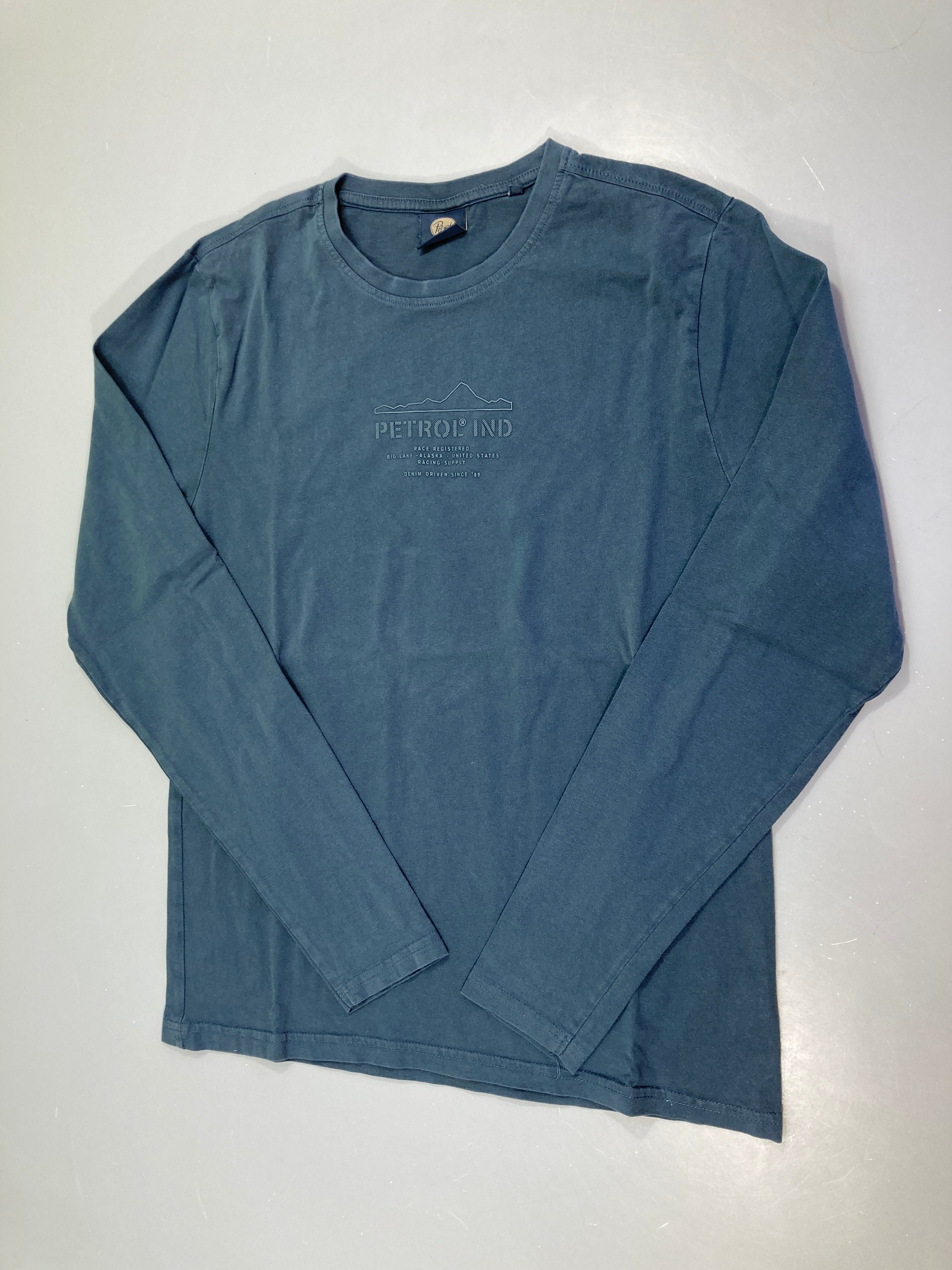 T-shirt m.l bleu foncé Petrol