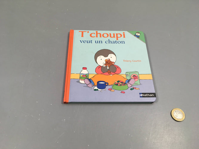 T'choupi veut un chaton, moins cher chez Petit Kiwi