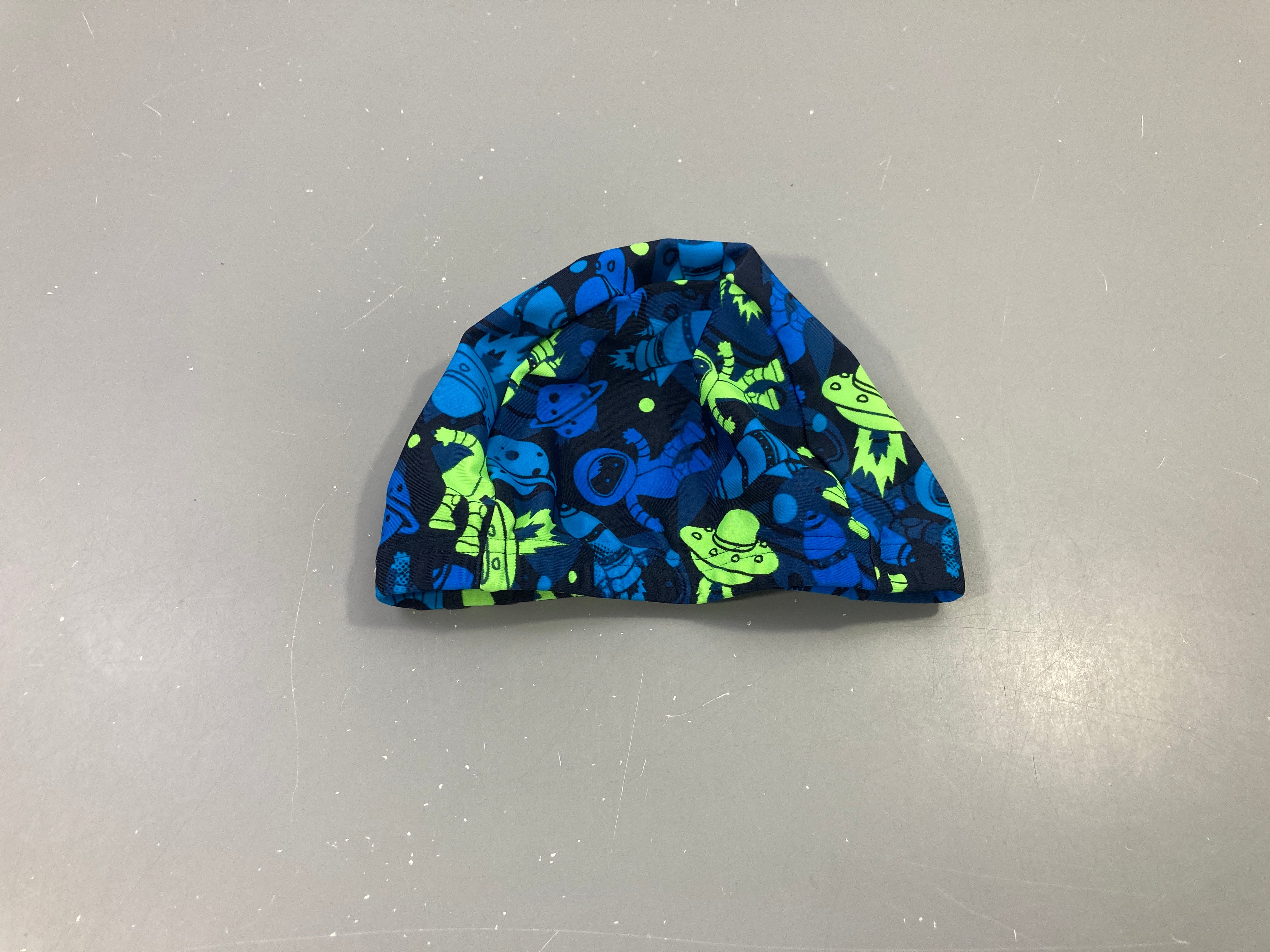 Bonnet de natation bleu espace nabaji