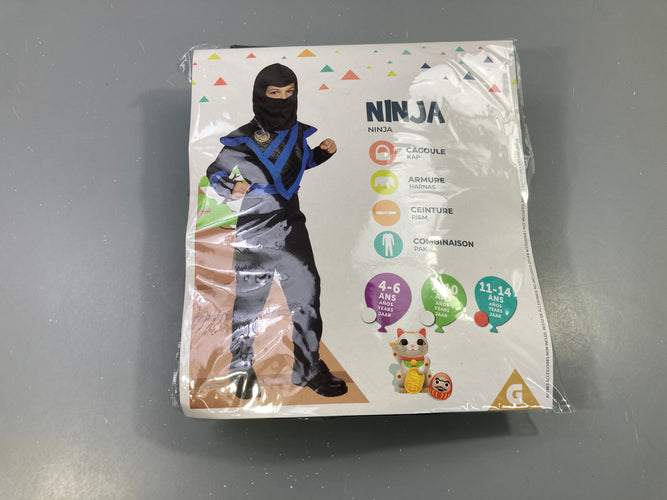 Déguisement Ninja bleu, 11-14ans, moins cher chez Petit Kiwi