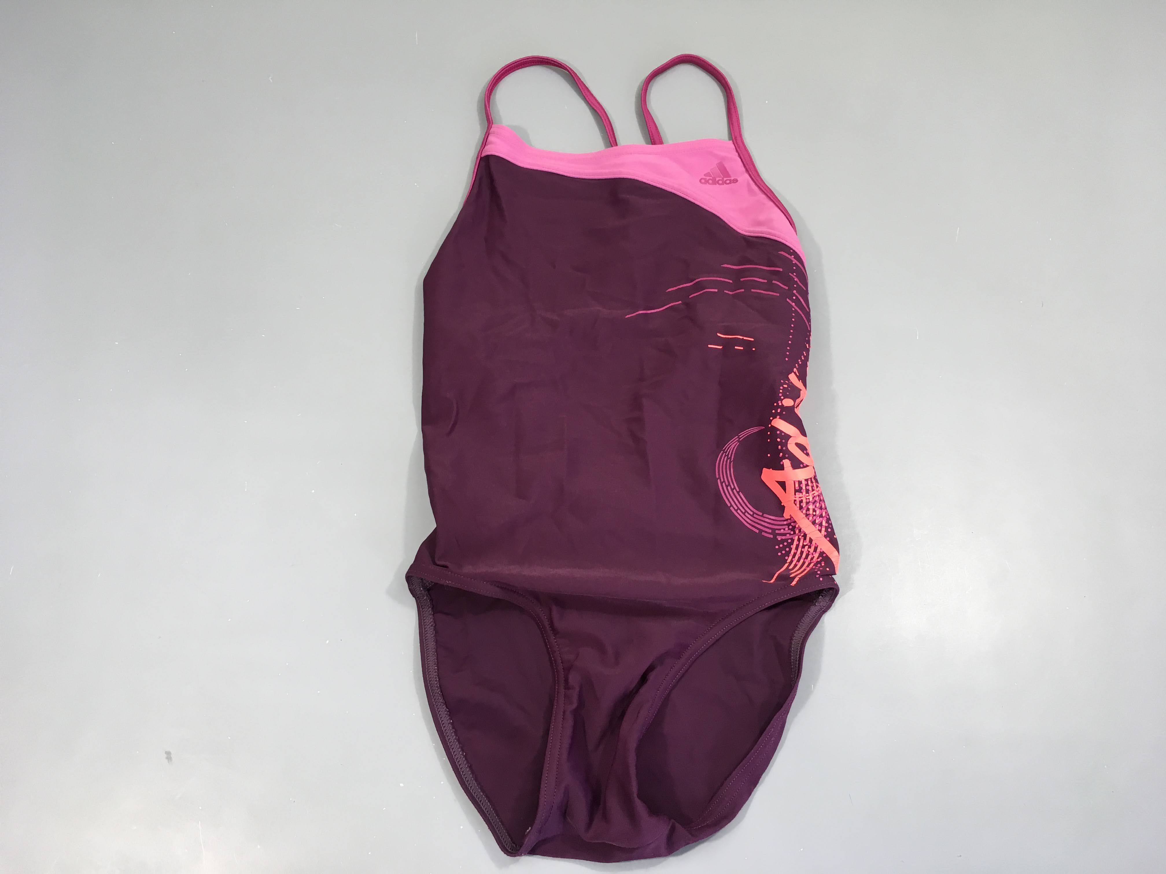 Maillot mauve Adidas Smoks légèrement craquelé