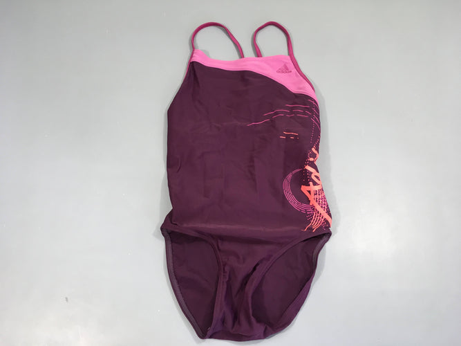Maillot mauve Adidas Smoks légèrement craquelé, moins cher chez Petit Kiwi