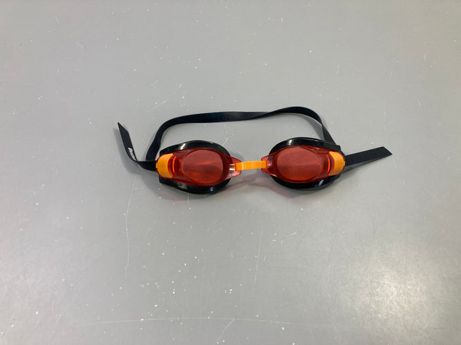 Lunettes de natation noir/orange, moins cher chez Petit Kiwi