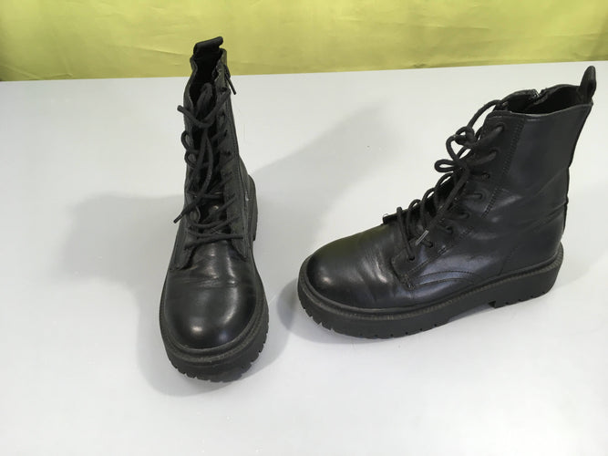 Bottines montantes noires, moins cher chez Petit Kiwi