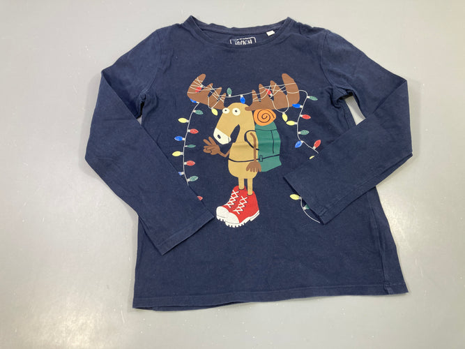 T-shirt m.l bleu foncé Renne, moins cher chez Petit Kiwi